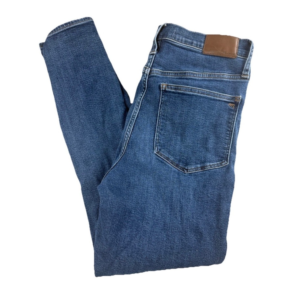 Madewell 10" High Rise Skinny Jeans Women's 30 Blue Stretch Denim Medium Wash